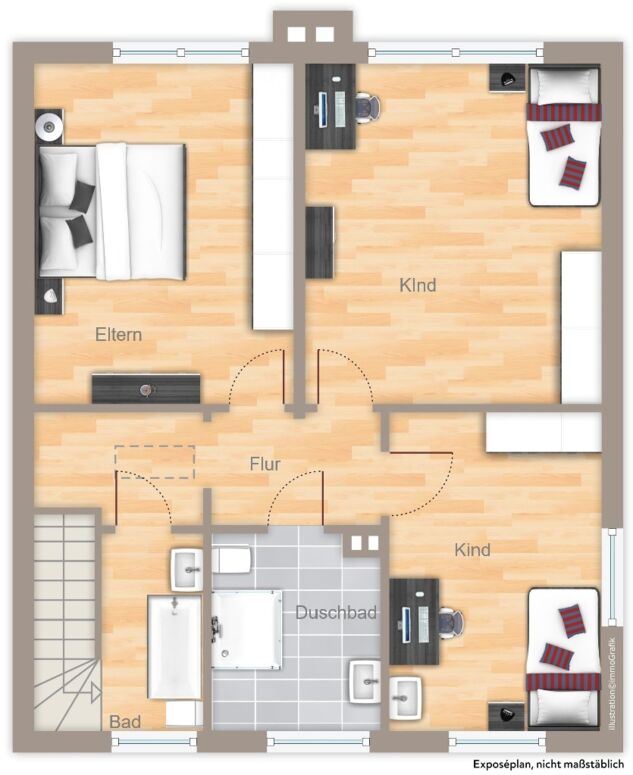 Grundriss Dachgeschoss