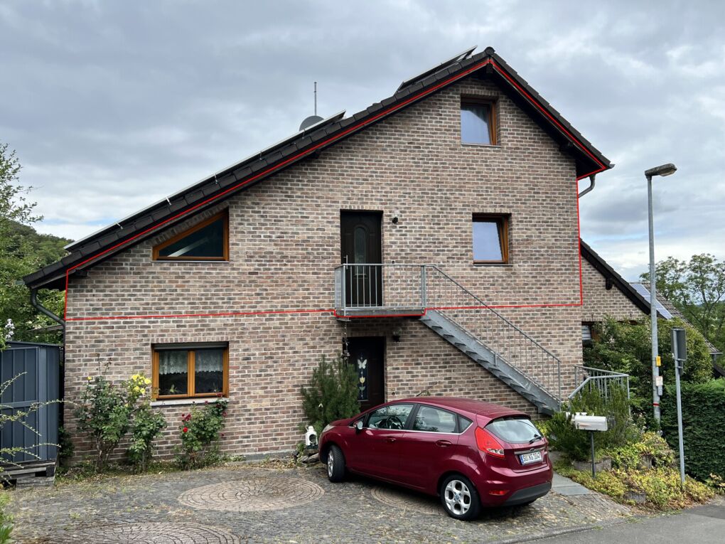 Außenansicht Maisonette Wohnung
