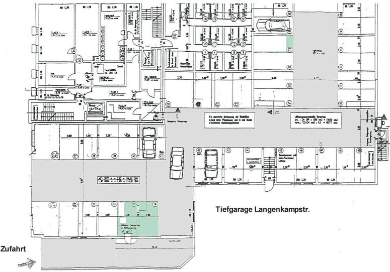 Grundriss KG + Tiefgarage