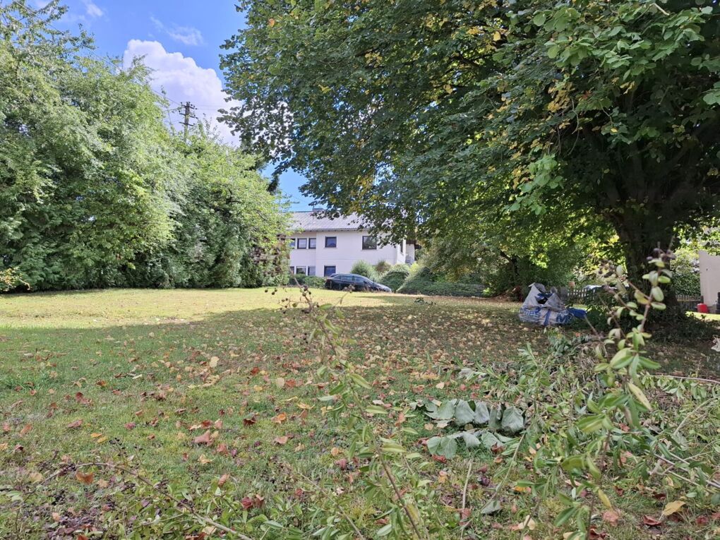 Bauplatz im Sommer