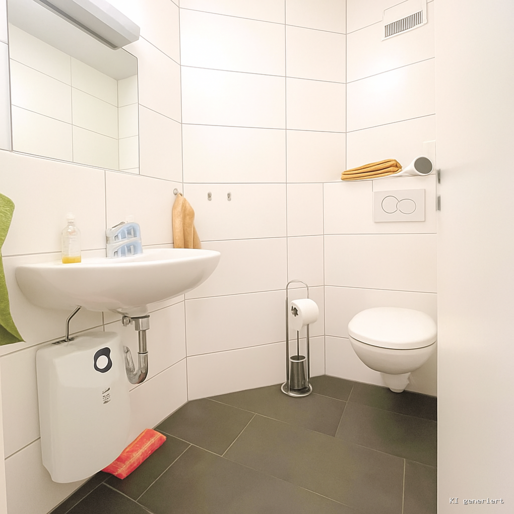 Gäste-Toilette im Erdgeschoss