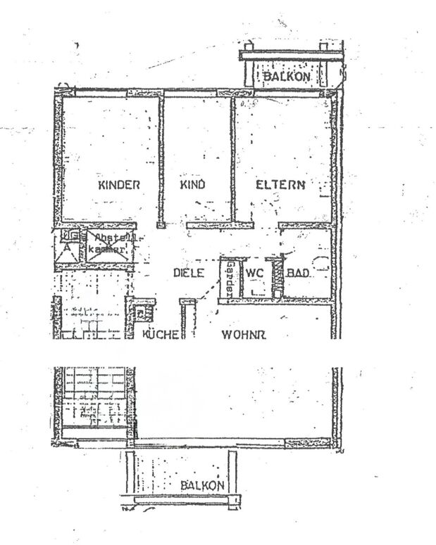 Grundriss Wohnung