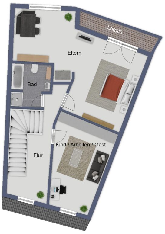 Grundriss Dachgeschoss