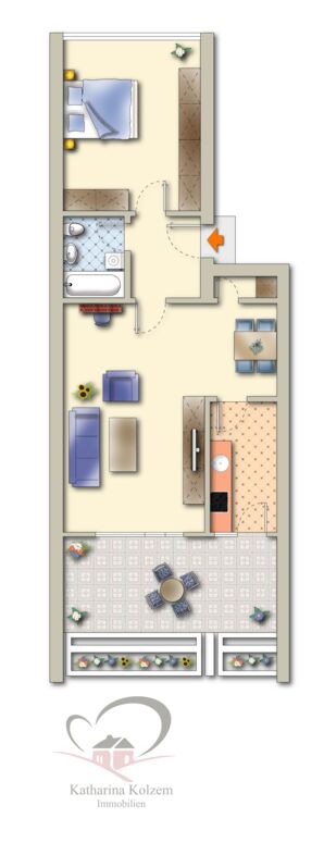 Grundriss Wohnung