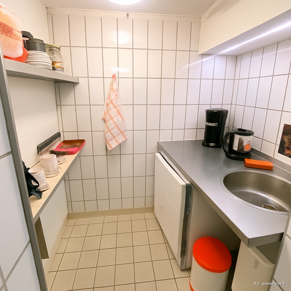 Teeküche im Untergeschoss