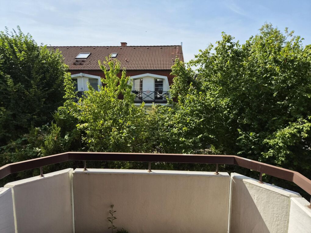 Blick vom Balkon