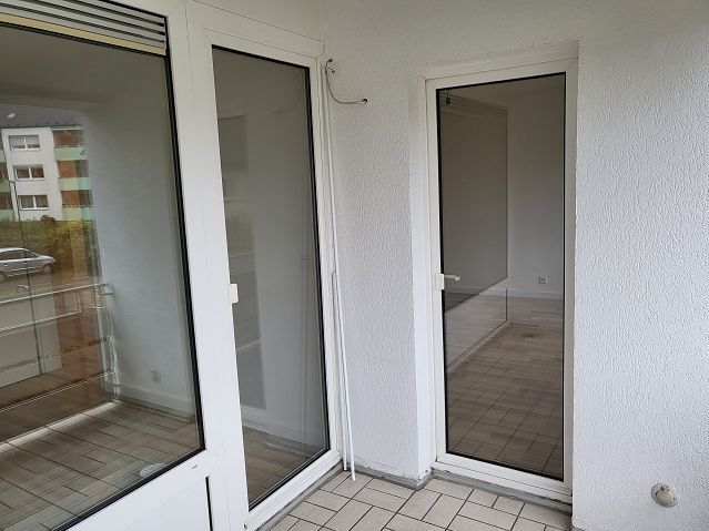 Blick vom Balkon