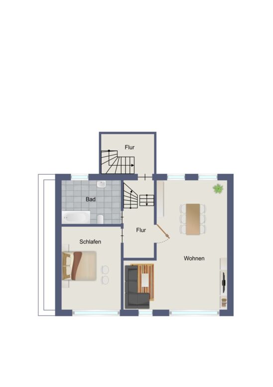 Grundriss OG Vorderhaus