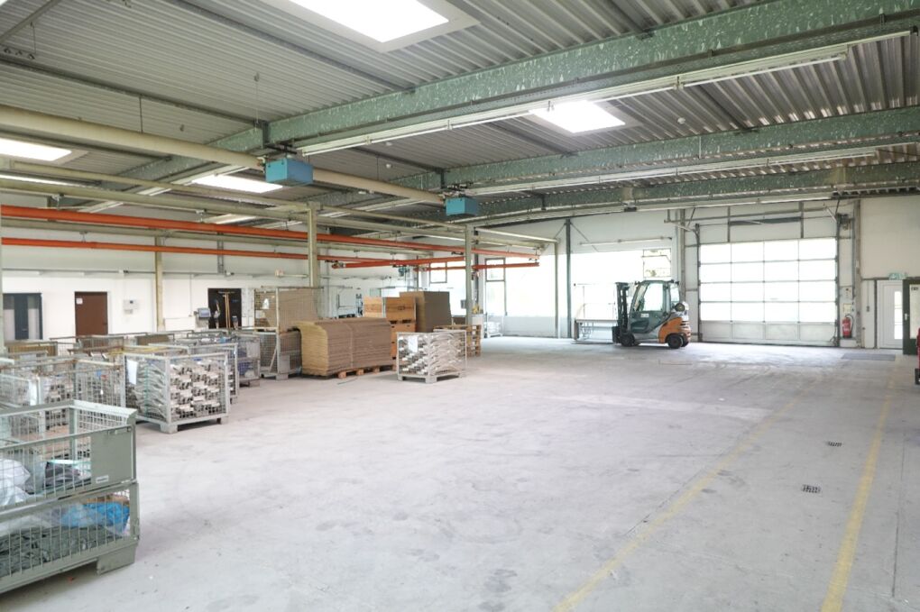 Die ca. 482 m² Werkshalle