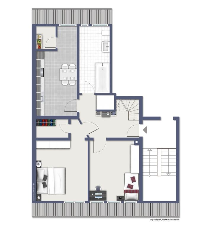 Grundriss 4. Obergeschoss