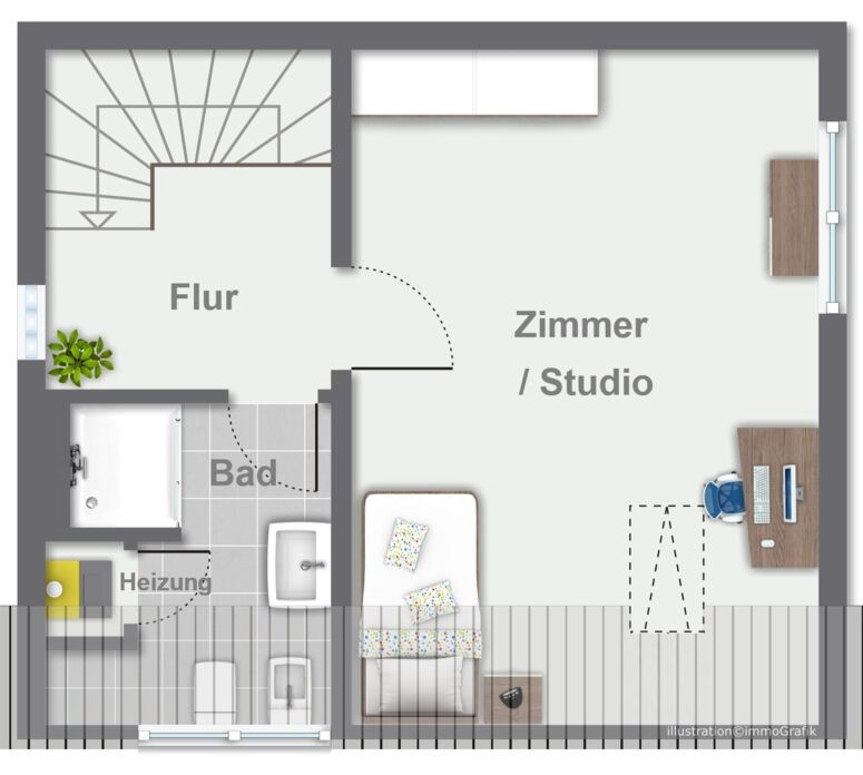 Grundriss Dachgeschoss