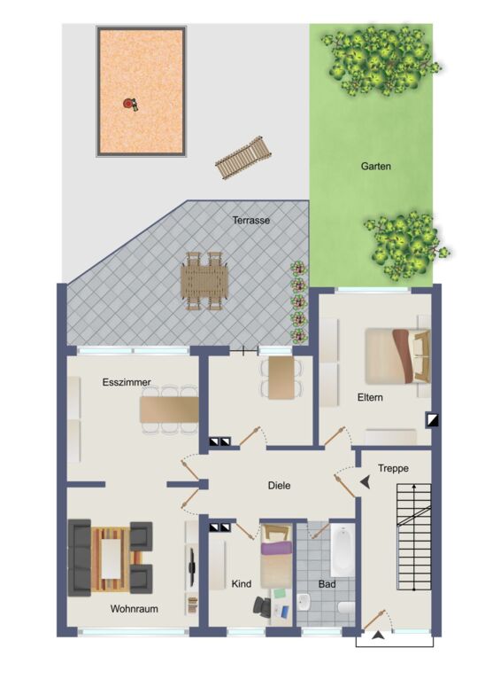 Grundriss EG