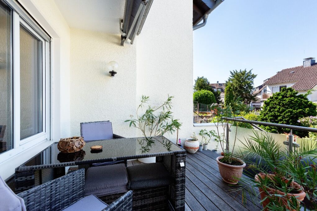 Terrasse am Wohnbereich