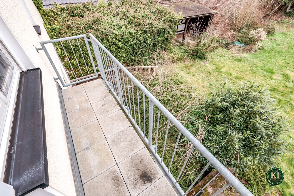 Balkon Gartenseite