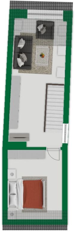 Grundriss-Skizze Obergeschoss Nr. 5