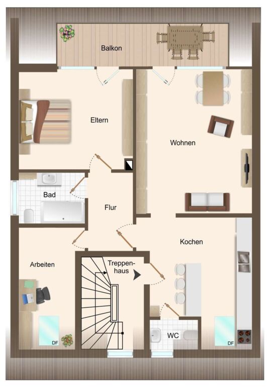 Grundriss Dachgeschoss