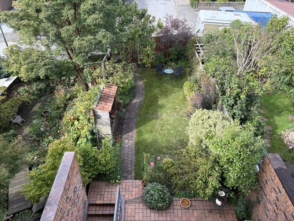 Blick auf den Garten