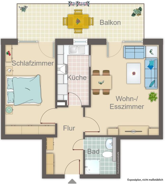 Grundriss Wohnung