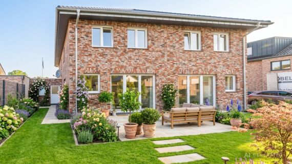 Garten KI generiert