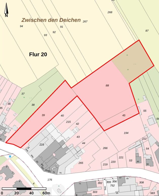Lageplan Grundstück