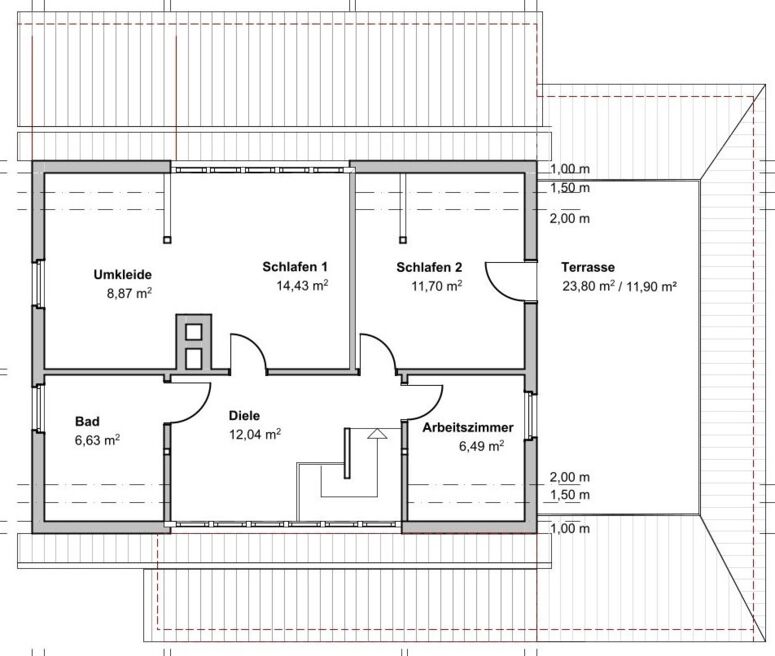 Grundriss Dachgeschoss