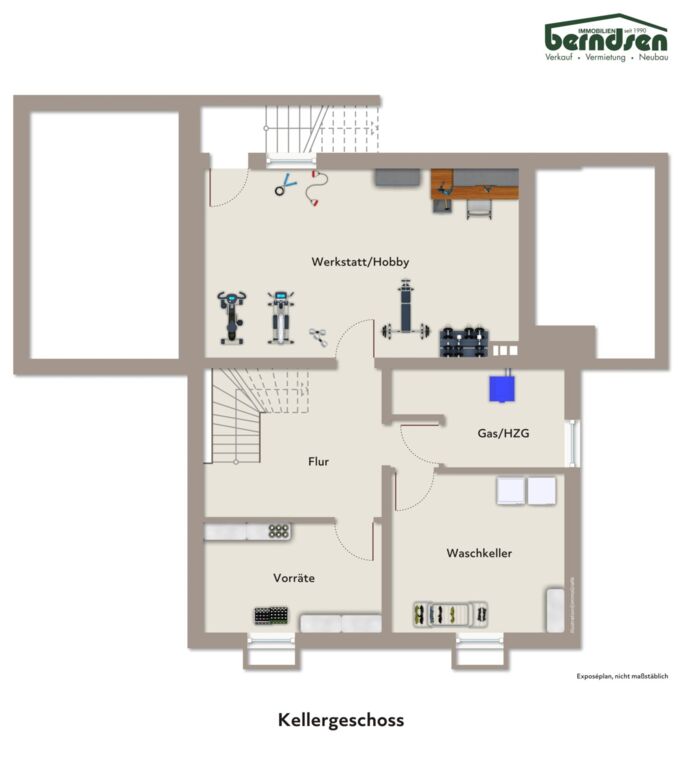 Grundriss: Kellergeschoss