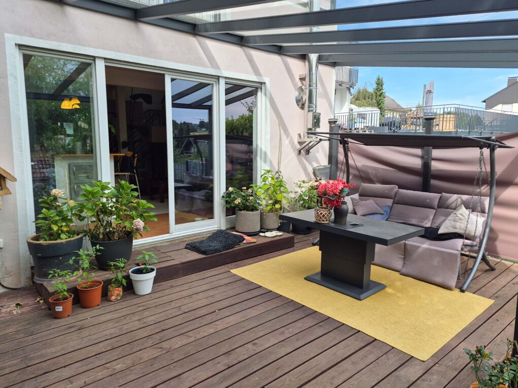 überdachte Terrasse