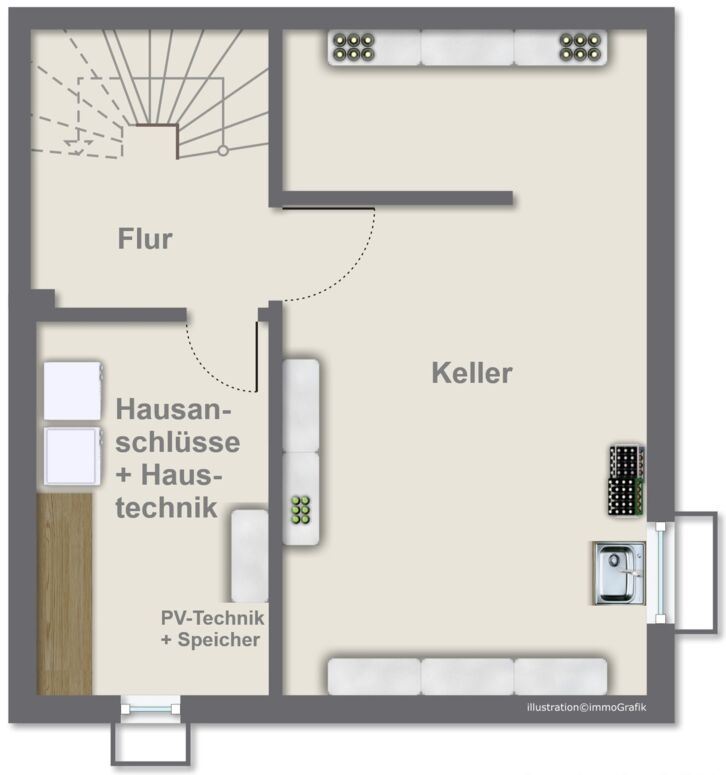 Grundriss Kellergeschoss