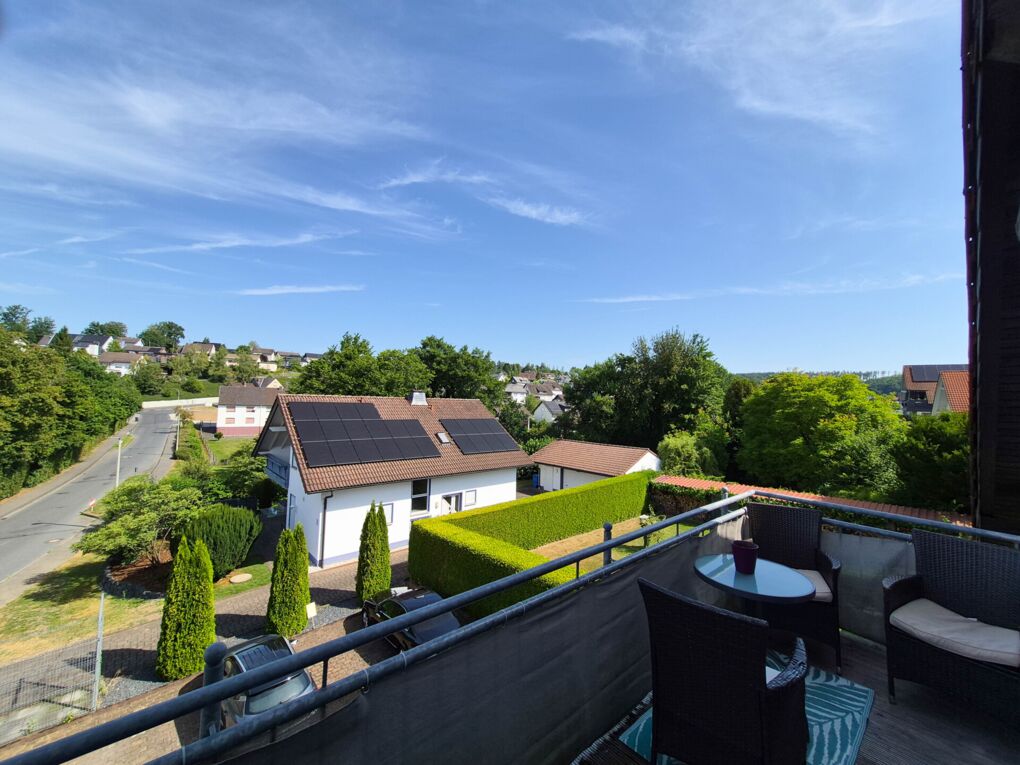 Weitblick vom Balkon